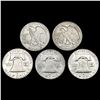 Image 2 : (5) Silver Half Dollars HIGH GRADE