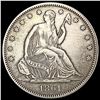 1861 Seated Liberty Half Dollar CHOICE AU