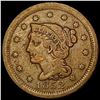 1852 Braided Hair Large Cent LIGHTLY CIRCULATED