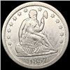 1857-O Seated Liberty Quarter NEARLY UNCIRCULATED