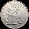 1858-S Seated Liberty Half Dollar CLOSELY UNCIRCULATED