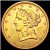 Image 1 : 1882 $5 Gold Half Eagle UNCIRCULATED
