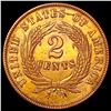 Image 2 : 1864 RB Two Cent Piece UNCIRCULATED