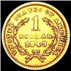 Image 2 : 1849 Rare Gold Dollar CLOSELY UNCIRCULATED
