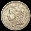 Image 1 : 1869 Nickel Three Cent NEARLY UNCIRCULATED