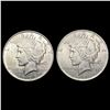 1922, 1922-D US Silver Peace Dollar Collection [2 Coins] HIGH GRADE