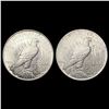 Image 2 : 1922, 1922-D US Silver Peace Dollar Collection [2 Coins] HIGH GRADE