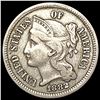Image 1 : 1882 Nickel Three Cent CLOSELY UNCIRCULATED