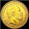 Image 1 : 1887-A Prussian Gold 20 Mark 0.2305oz CHOICE AU