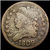 1809 Braided Hair Half Cent NICELY CIRCULATED