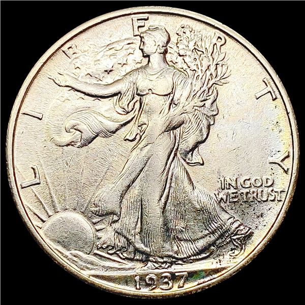 1937-S Walking Liberty Half Dollar CLOSELY UNCIRCULATED