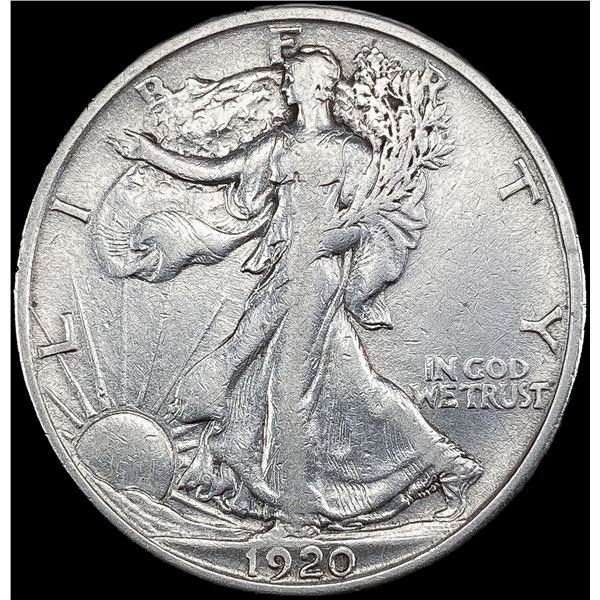 1920-S Walking Liberty Half Dollar NICELY CIRCULATED