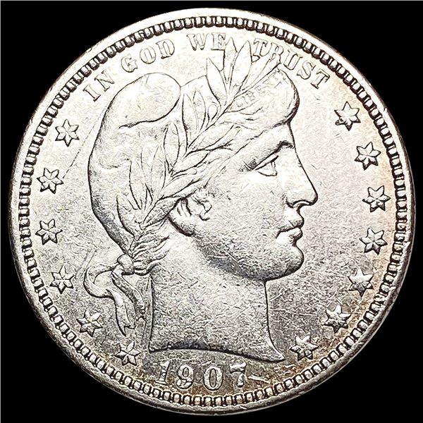 1907-O Barber Quarter CLOSELY UNCIRCULATED