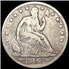 1853 Arws & Rays Seated Liberty Half Dollar NICELY CIRCULATED