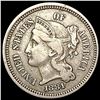 Image 1 : 1881 Nickel Three Cent NEARLY UNCIRCULATED