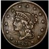 1845 Braided Hair Large Cent NEARLY UNCIRCULATED