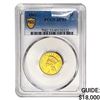 Image 1 : 1861 $3 Gold Piece PCGS AU53