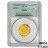 Image 1 : 1878 $3 Gold Piece PCGS MS69