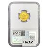 Image 2 : 1891 $2.50 Gold Quarter Eagle NGC MS60 Double Die Rev