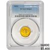 1893 $2.50 Gold Quarter Eagle PCGS MS63