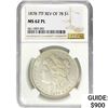 Image 1 : 1878 7TF Morgan Silver Dollar NGC MS62 PL, Rev 78