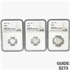 Image 1 : 1951&1953 [3] 2 10C, 1 25C NGC PF
