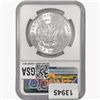 Image 2 : 1886 Morgan Silver Dollar NGC MS63