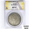1878 7TF Rev 79 Morgan Silver Dollar ANACS MS61