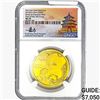 2019(G) 1.05oz. Gold China Panda 500 Yuan NGC MS70