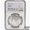 1891-O Morgan Silver Dollar NGC AU58