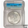 Image 1 : 1921 Morgan Silver Dollar ICG MS65