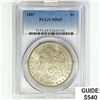 1887 Morgan Silver Dollar PCGS MS65