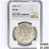 1886-O Morgan Silver Dollar NGC AU58
