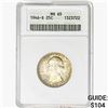 1946-S Washington Silver Quarter ANACS MS65