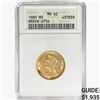 1881 $5 Gold Half Eagle ANACS MS62 Breen-6714