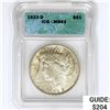 1922-D Silver Peace Dollar ICG MS63