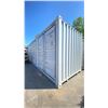 Image 2 : *H/T S* GREY 40' 52,910 MAX CAPACITY INDUSTRIAL TRANSPORT CONTAINER WITH 4 DUAL SWING SIDE DOORS,