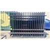 Image 2 : 24 PIECE GALVANIZED STEEL/PUBLIC SPACE FENCE, 8 X 6' PER SECTION