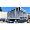 Image 2 : 40PCS. GREY METAL BARRICADE FENCING/PORTABLE FENCING - EACH PANEL APPROX. 6 1/2FT