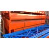 Image 2 : PALLET RACKING SECTIONS; 11 UPRIGHTS 42" X 18' & 2 BUNDLES OF APPROX 60 CROSSBARS TTL 99.5" X 4.25"