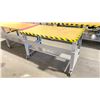 Image 2 : ULINE WOOD TOP METAL FRAME MOBILE HEIGHT ADJUSTABLE PACKING TABLE WITH HALF BOTTOM SHELF
