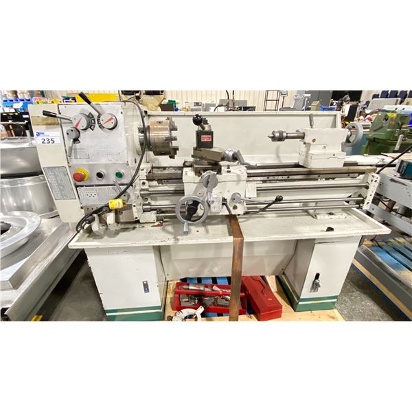 BIRMINGHAM 12  X 36  GEARED HEAD GAP PRECISION ENGINE BENCH LATHE WITH LATHE ATTACHMENTS