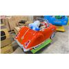 Image 2 : STUART LITTLE RED TOY CAR COIN OPERATED CHILDREN'S RIDE