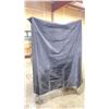 Image 2 : NEXEL 6 TIER STAINLESS STEEL METRO STYLE MOBILE RACK WITH BLACK/CLEAR ZIP UP ULINE COVER