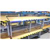 Image 2 : ULINE WOOD TOP METAL FRAME MOBILE HEIGHT ADJUSTABLE PACKING TABLE WITH HALF BOTTOM SHELF