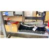 Image 2 : SHELF OF ASSORTED VEHICLE PARTS, VEHICLE CLEANERS, SUPER CONDUCTOR WIRE SET,