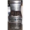 Image 1 : OVEN/ 4 BURNER NATURAL GAS RANGE STAINLESS STEEL