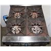 Image 2 : OVEN/ 4 BURNER NATURAL GAS RANGE STAINLESS STEEL