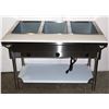 Image 1 : ELECTRIC STEAM TABLE. CAPACITY 3 FULL SIZE INSERTS
