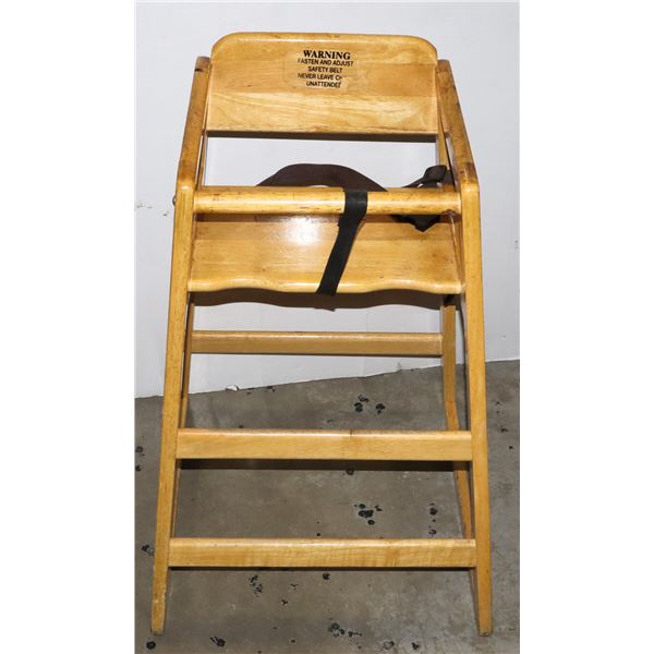 WOOD HIGH CHAIR